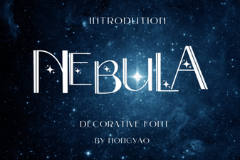 Nebula Font: Modern Typography with a Cosmic Edge