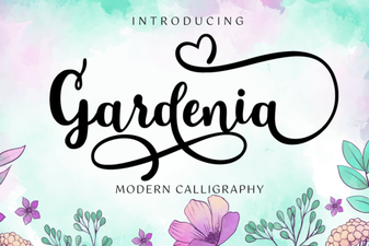 Gardenia Font: Elegant Script for Creative Design Projects