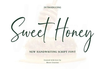 Sweet Honey Font: Crafting Elegant Designs with a Playful Touch