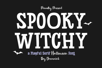 Spooky Witchy Fonts for Magical Halloween Design Projects