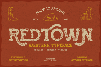 Redtown Font: a Bold Choice for Creative Design Projects